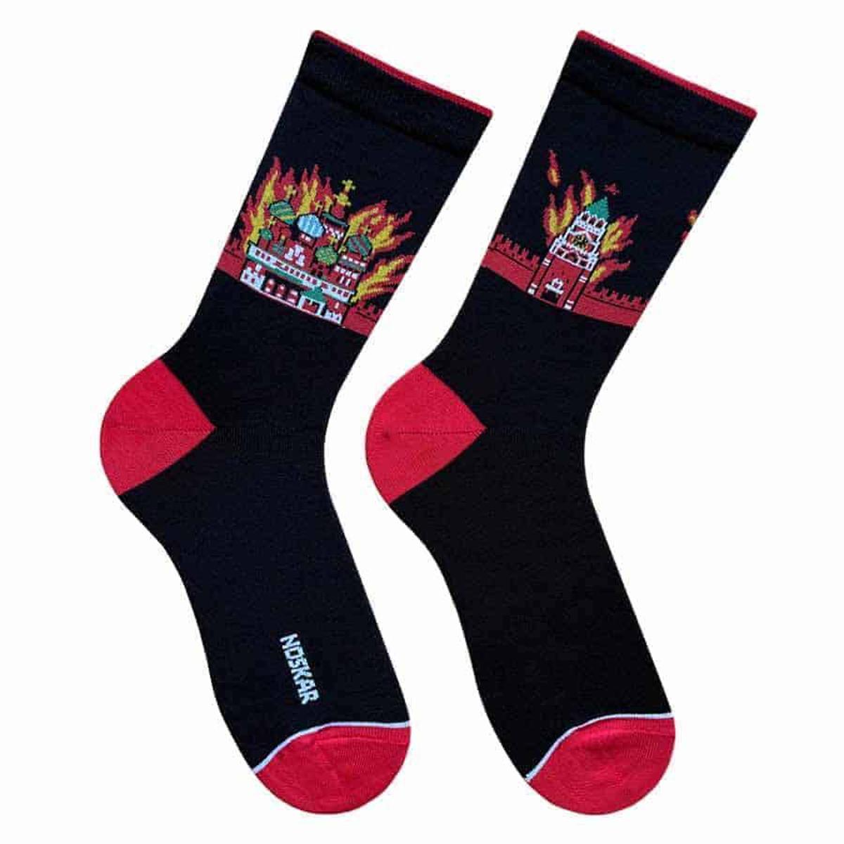 Socks “The Kremlin is burning”