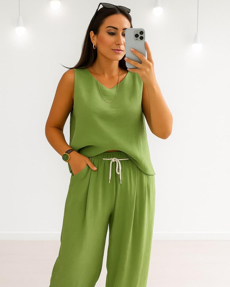 Suit "Erica" olive