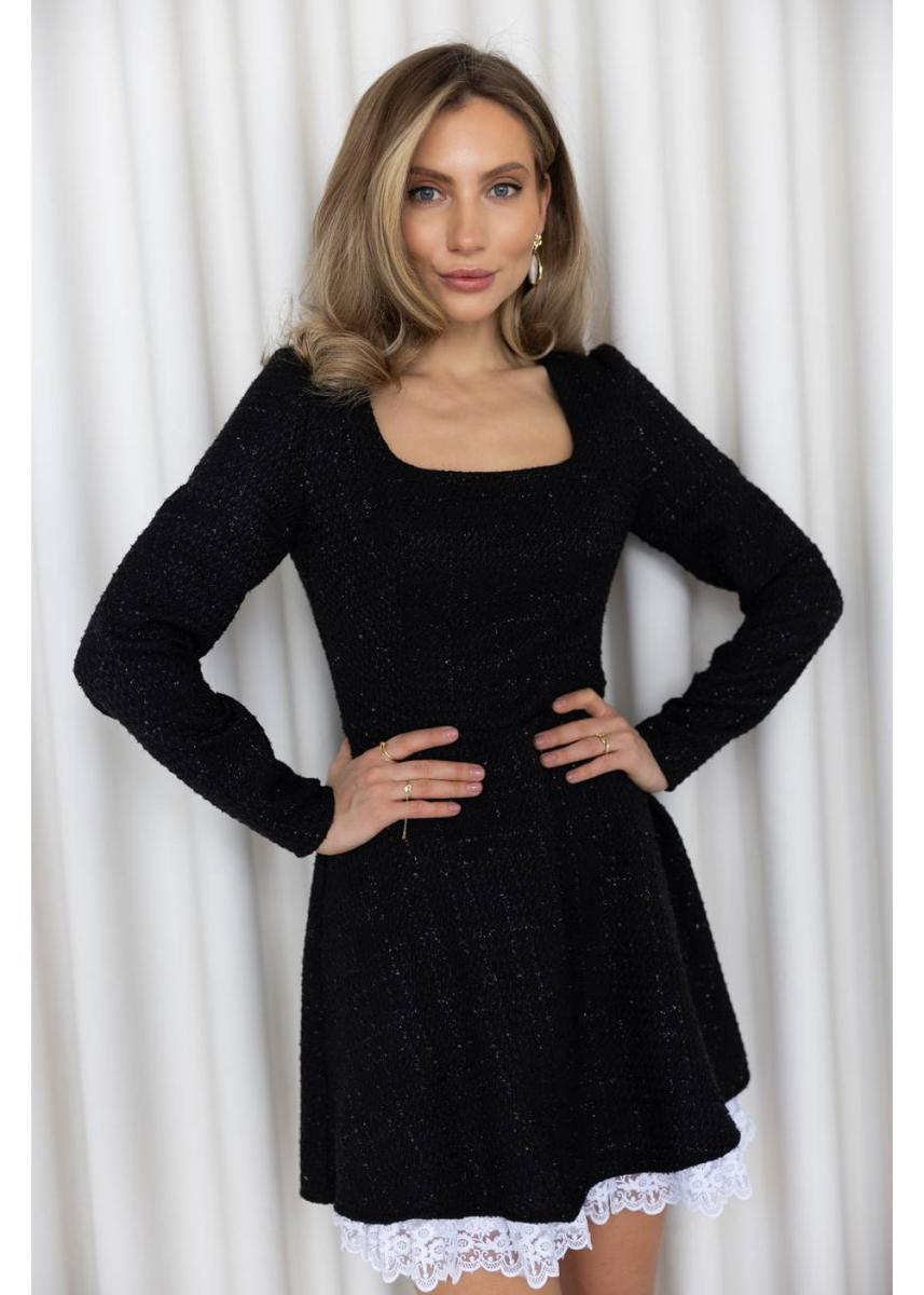 Dress "Lady Tweed" black