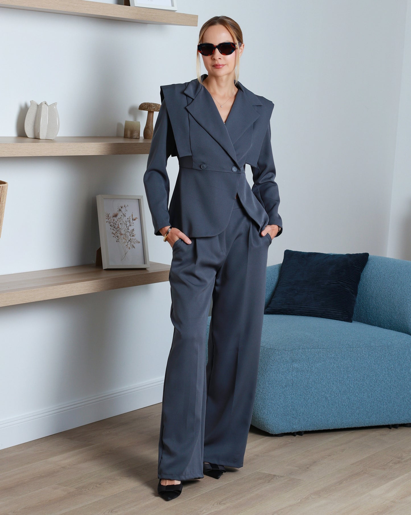 Suit "Cristiana" gray