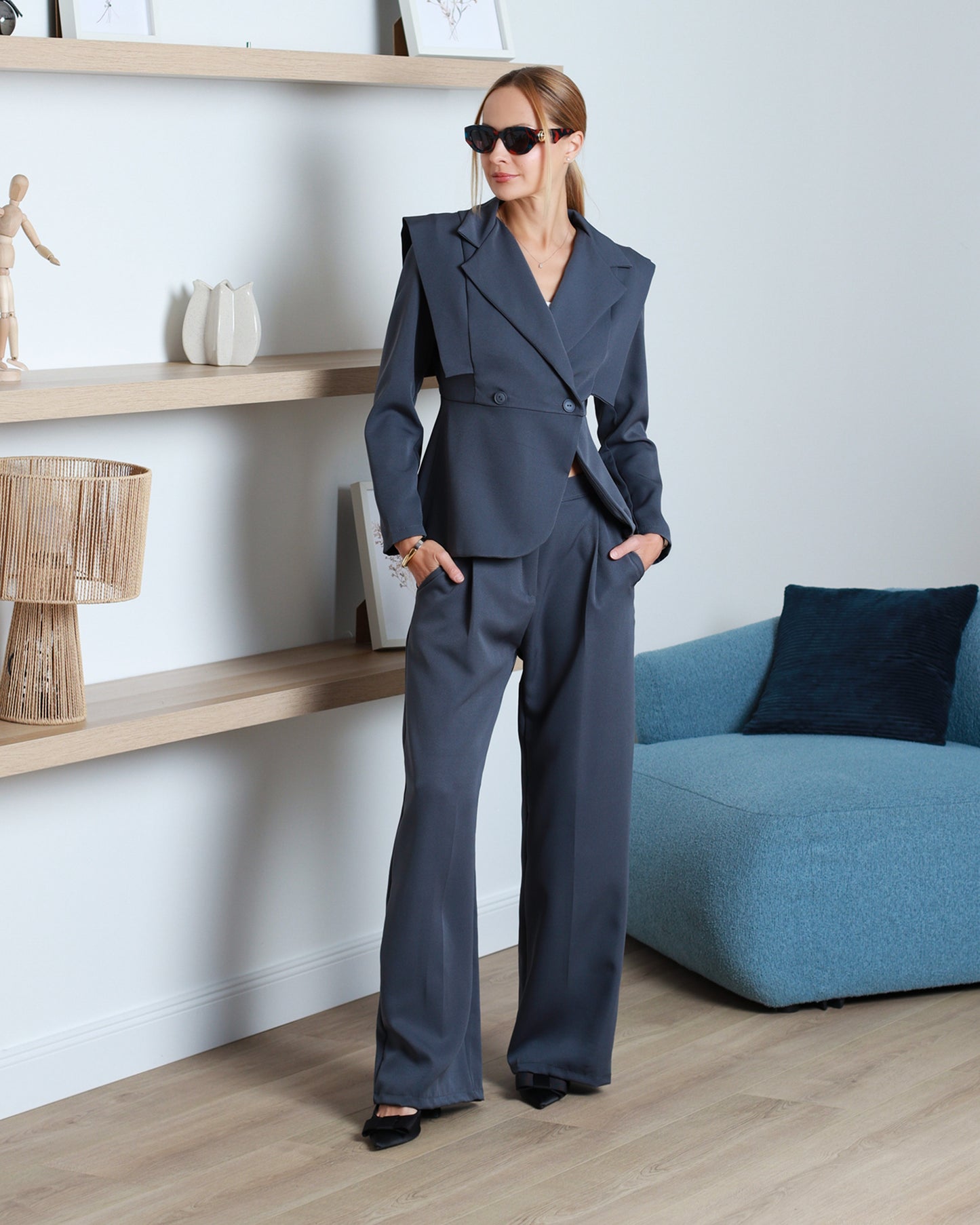 Suit "Cristiana" gray