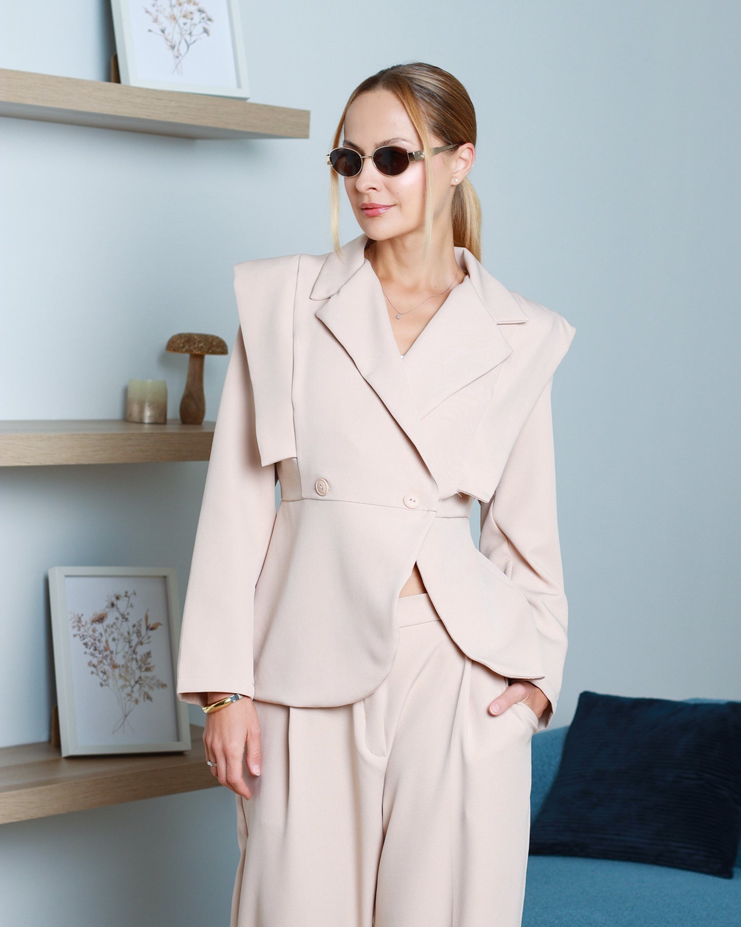 Suit "Cristiana" beige