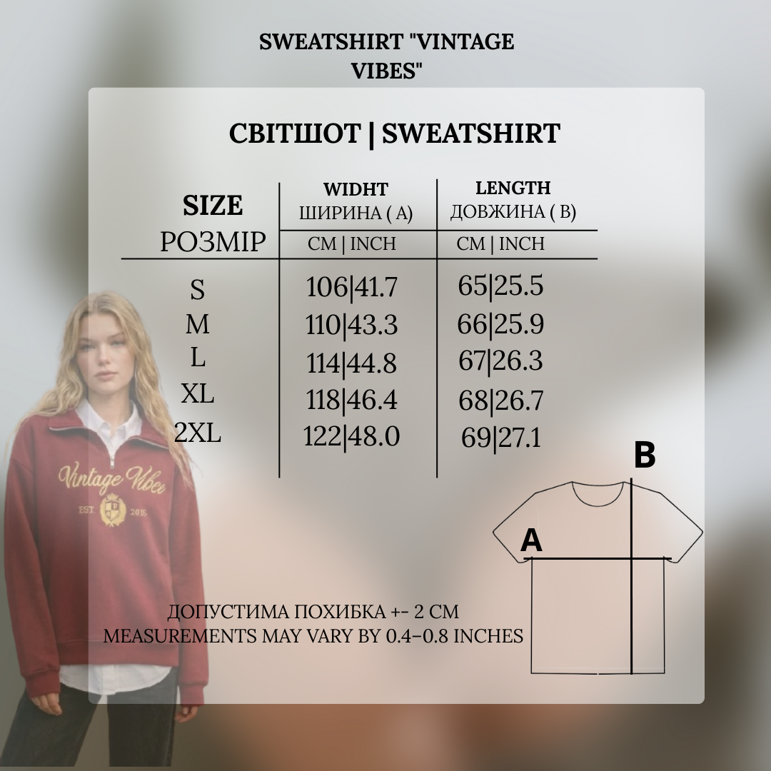 Džemperis „Vintage Vibes“