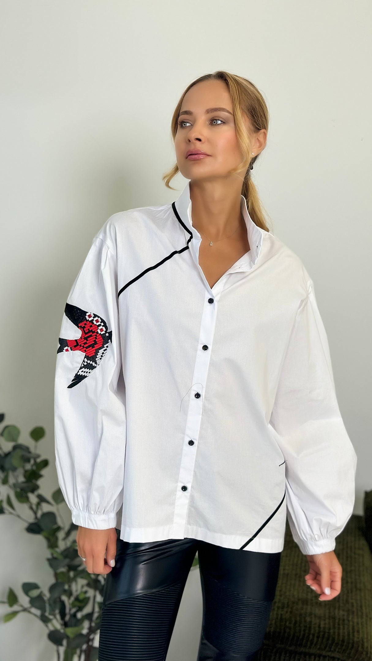 Vyshyvanka "LESYA UKRAINKA" white (to order)