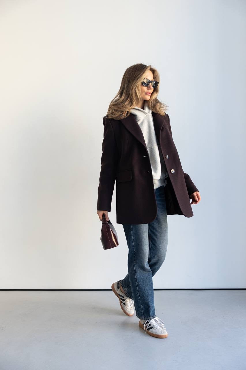Jacket "LUX coat" Chocolate