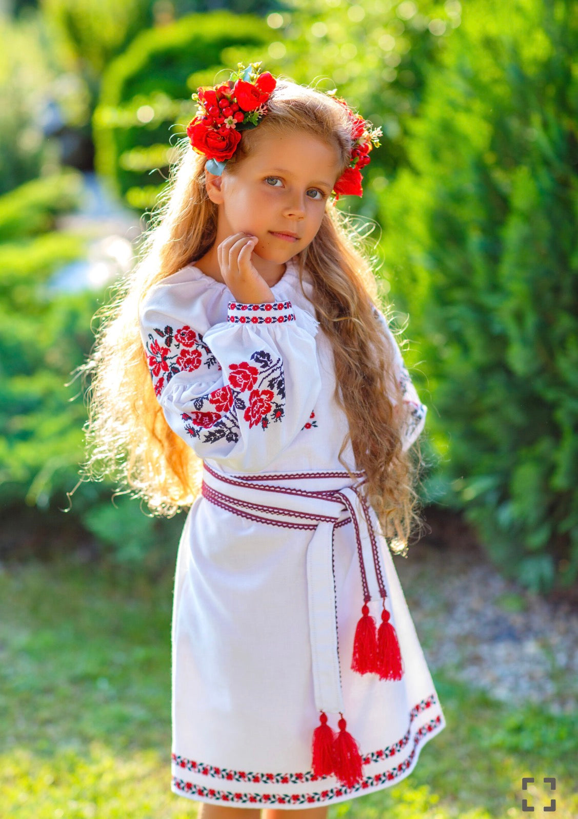 Vyšyvankos suknelė „Solomiya“