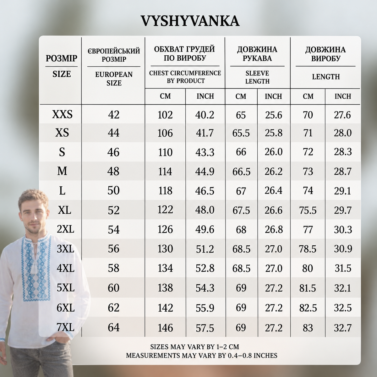 Vyshyvanka “Kosmach” blue