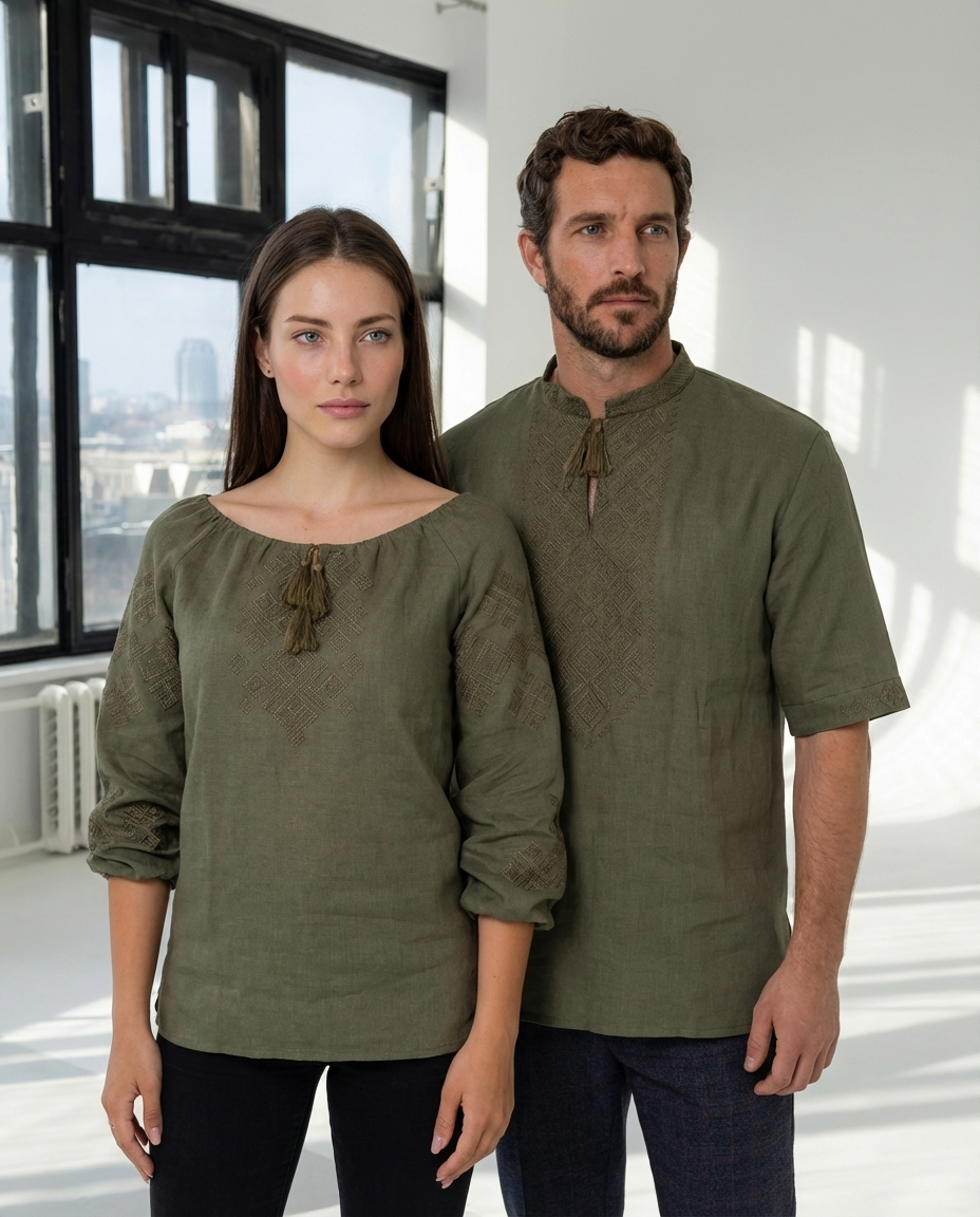 Family Set "Olive Minimal"