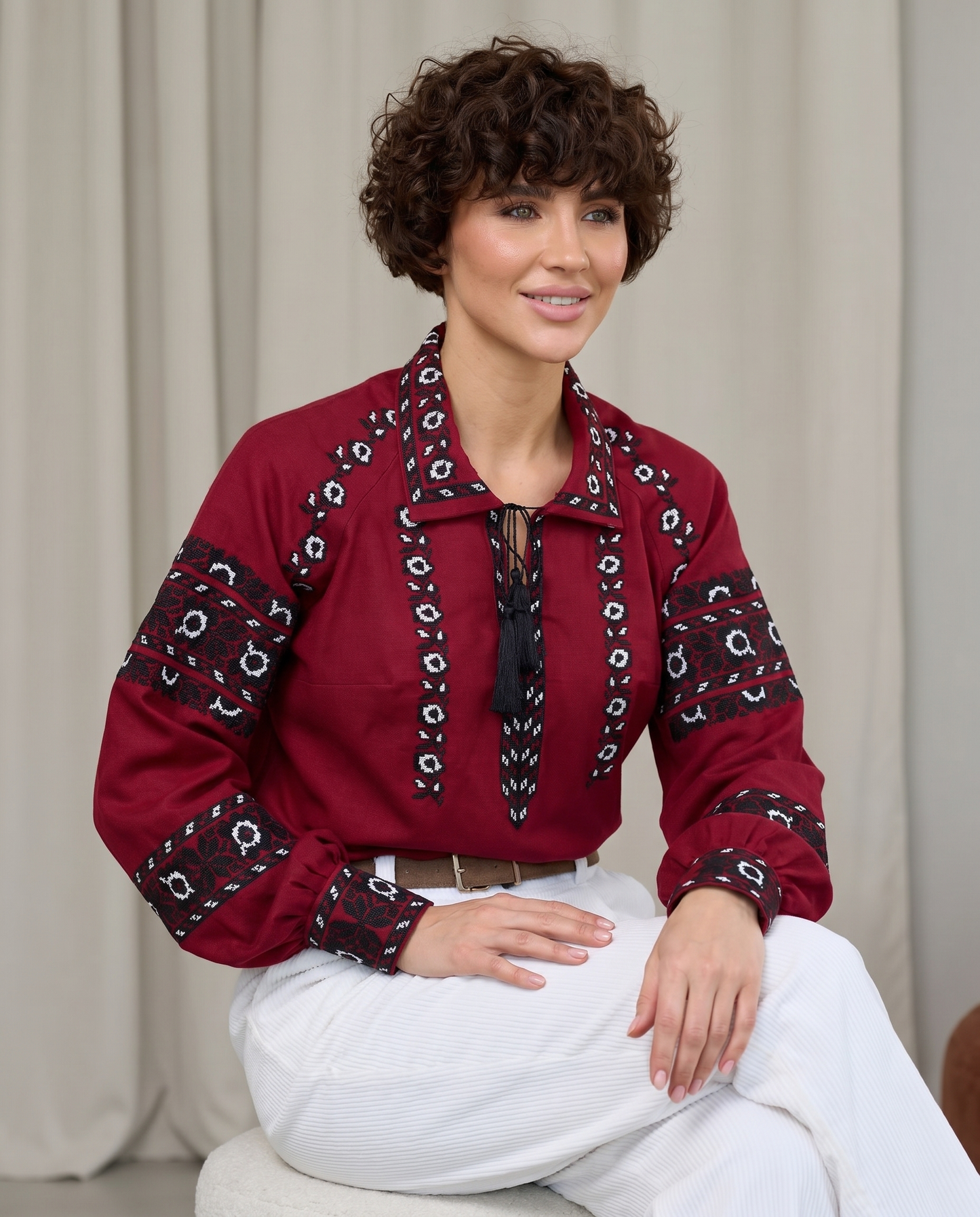 Vyshyvanka "Burgundi"