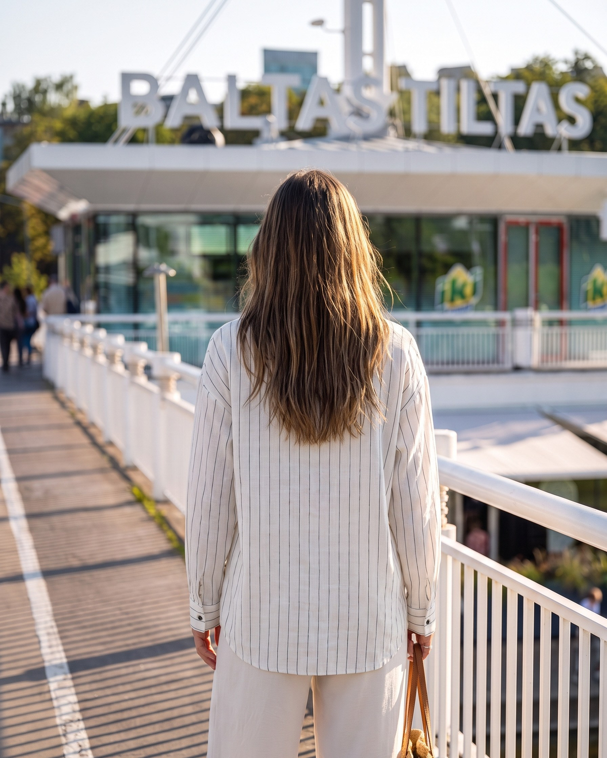 Shirt «White linen» – shirt white (linen), photo 6