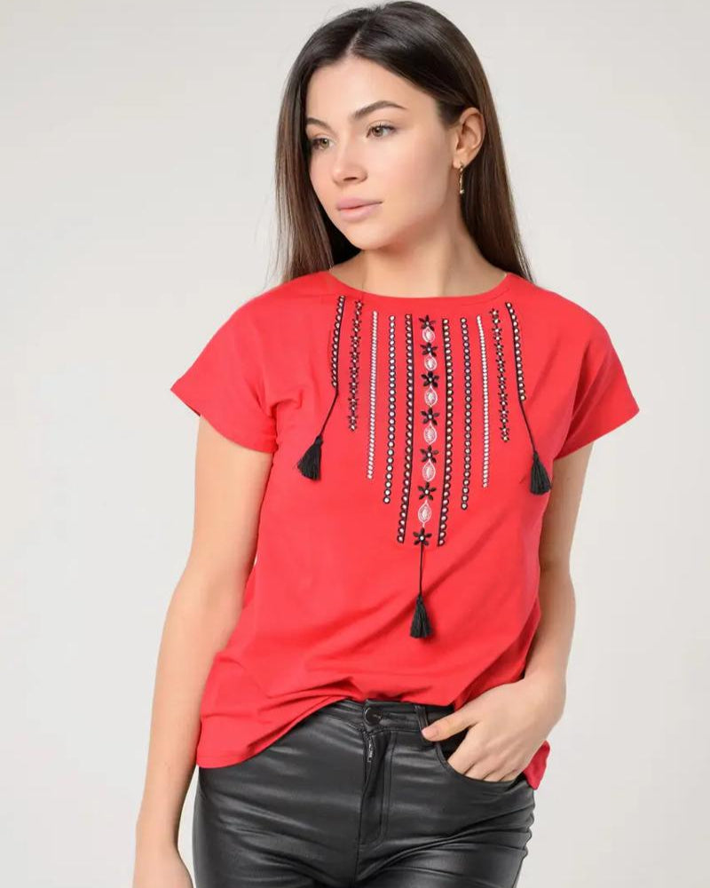 T-shirt "NAMYSTO" red