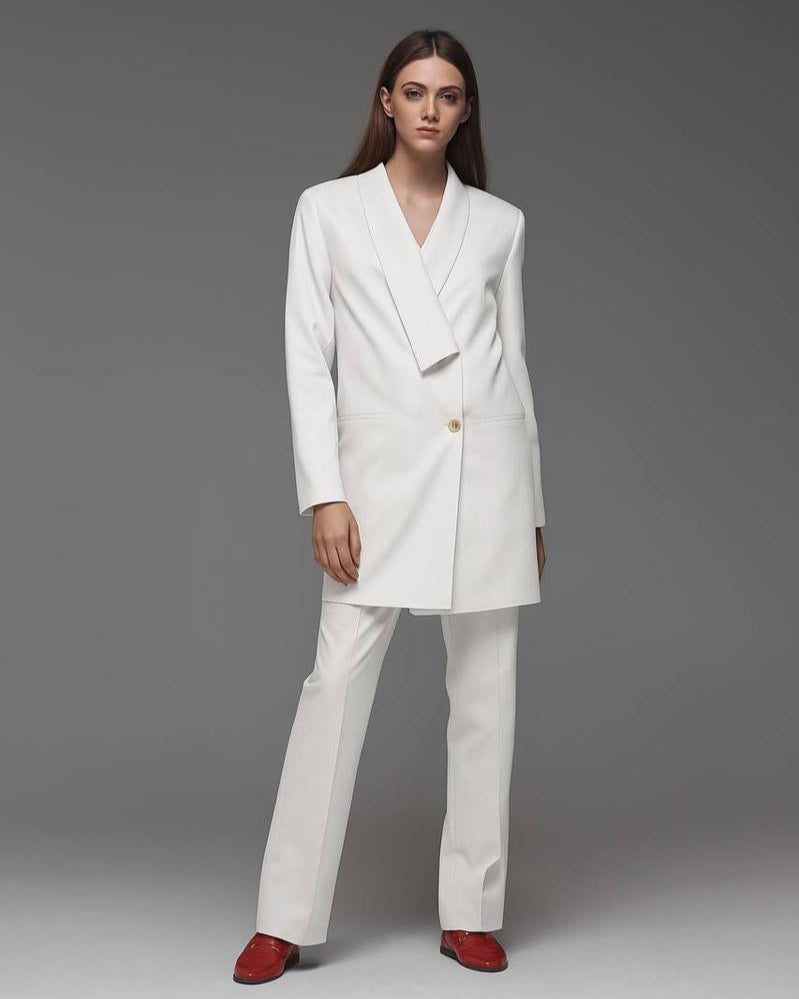 Jacket "Vyshykanist" white