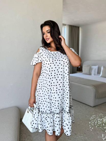 Dress "Rain" white
