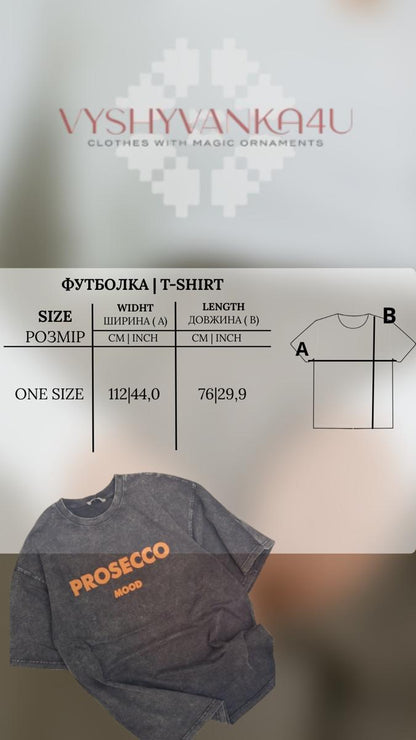 T-shirt "Prosecco" – Tie-Dye