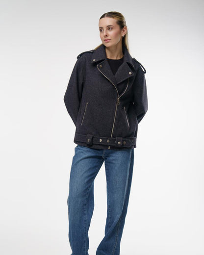 Coat "short jacket 2" gray