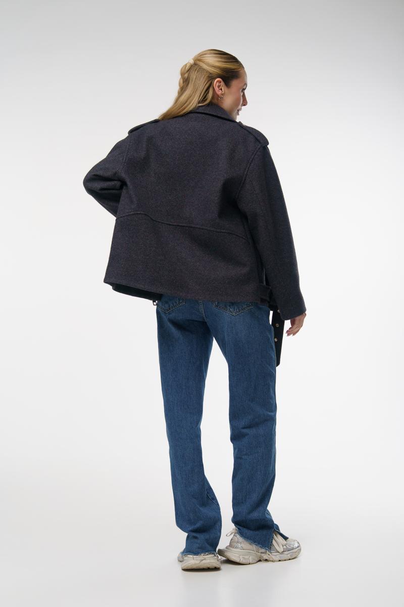 Coat "short jacket 2" gray