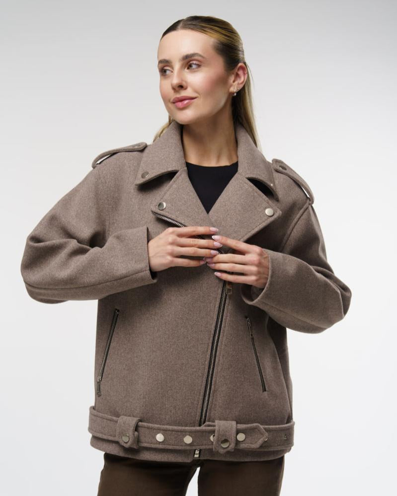 Coat "short jacket 2" brown