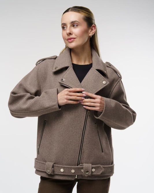Coat "short jacket 2" brown