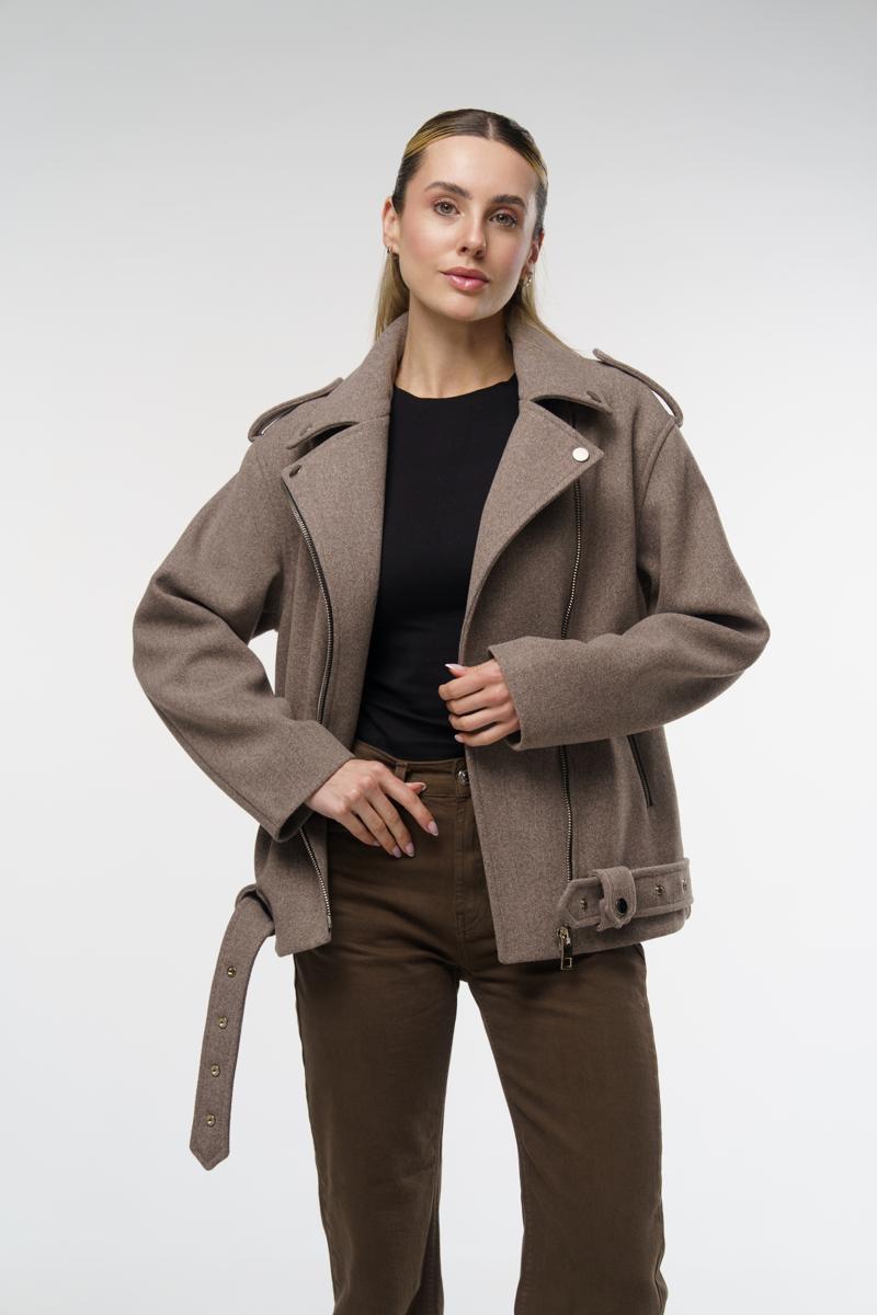 Coat "short jacket 2" brown
