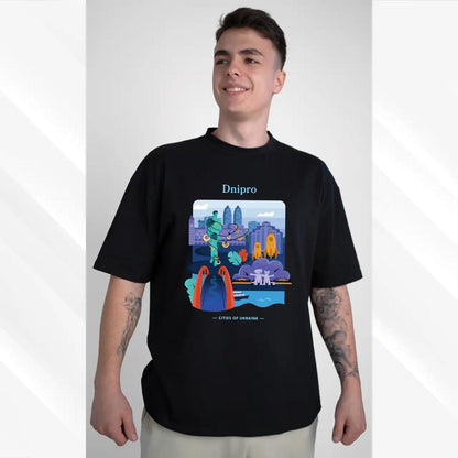 T-shirt "DNIPRO" one size (to order)
