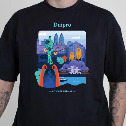 T-shirt "DNIPRO" one size (to order)
