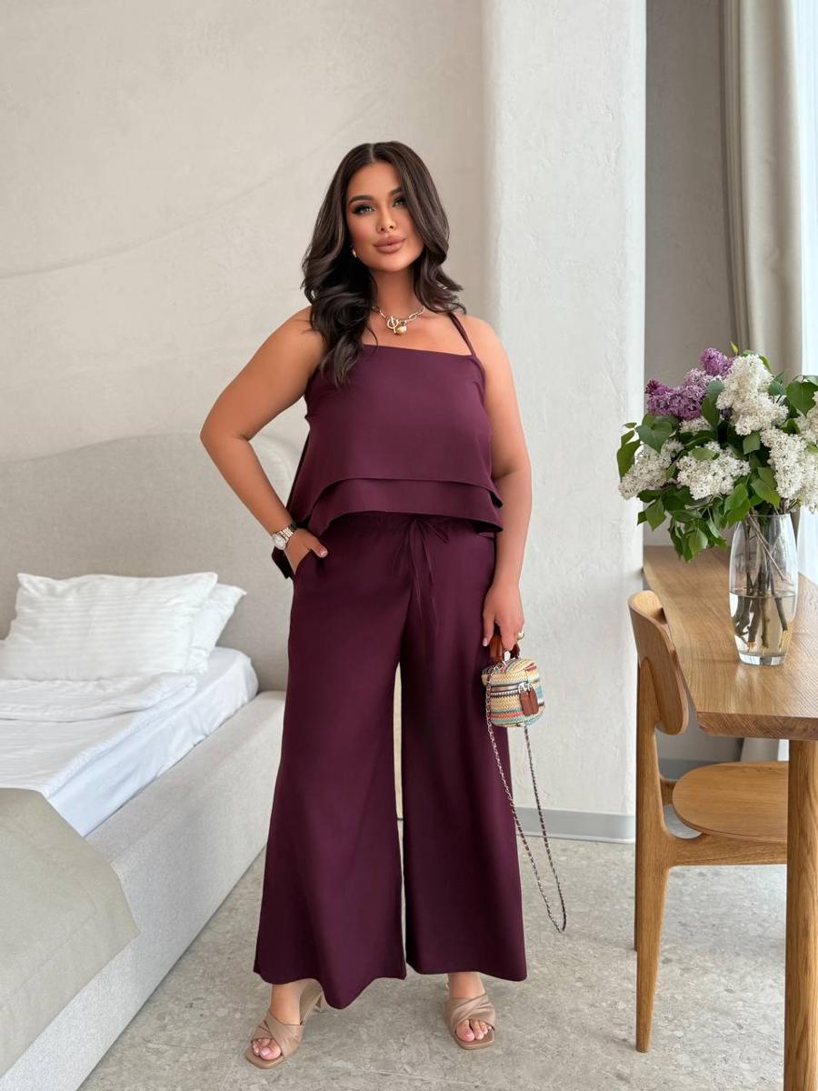 Trousers "Kivi" marsala