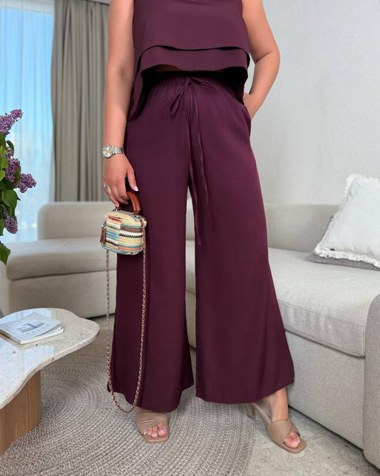 Trousers "Kivi" marsala