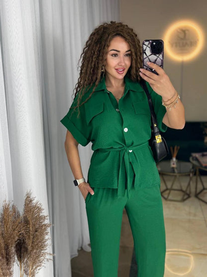 Suit "Anastasiya" green