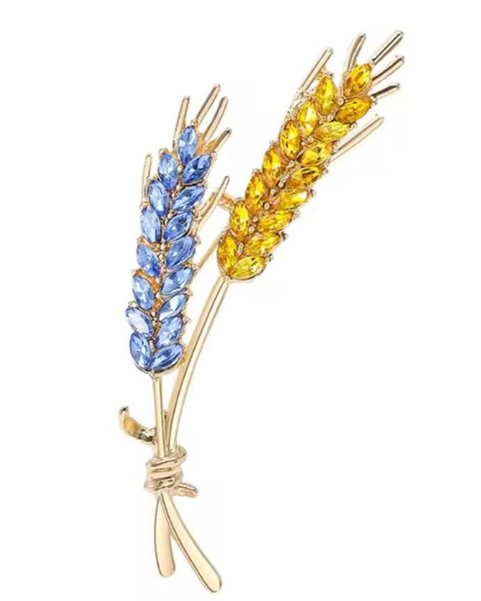Brooch "6 koloski"