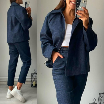 Suit «Samanta» dark blue