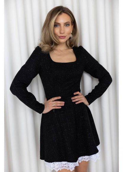 Dress "Lady Tweed" black