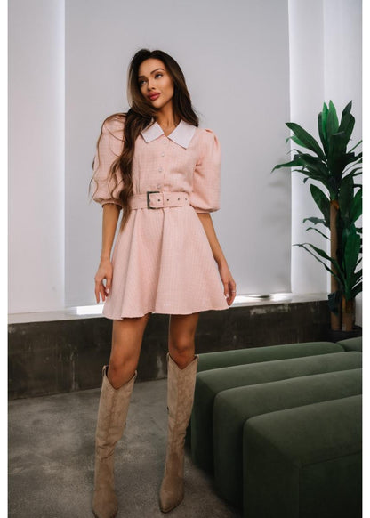 Dress "Charlotte" peach