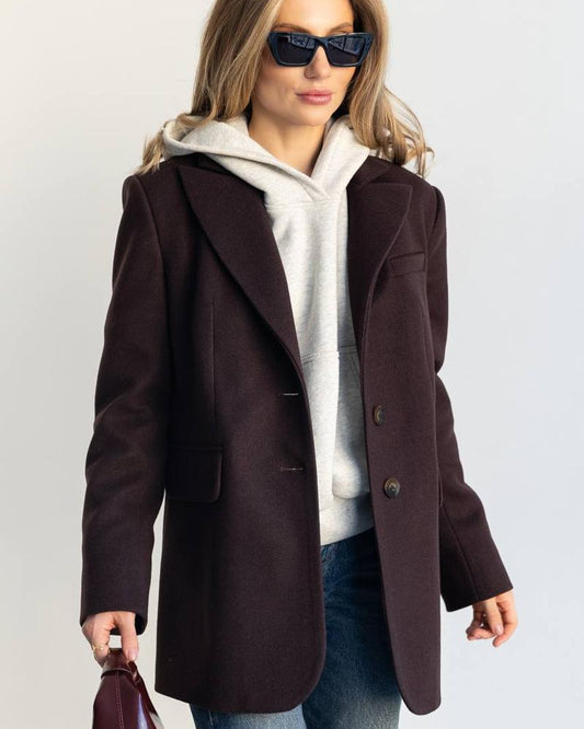 Jacket "LUX coat" Chocolate