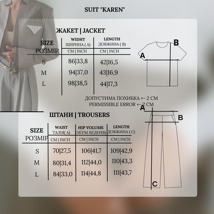 Suit "Karen" capuchino