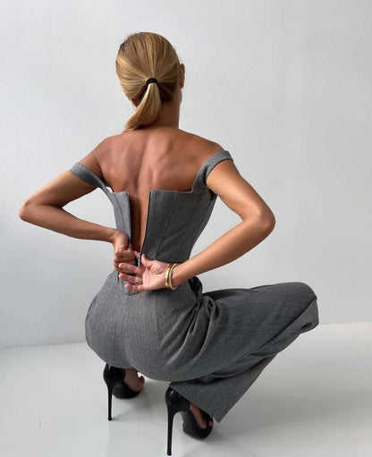Suit trio "Cashmere" gray
