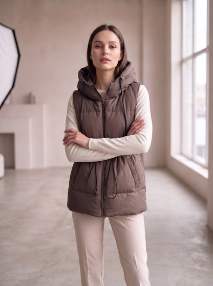 Vest "Isla" chocolate