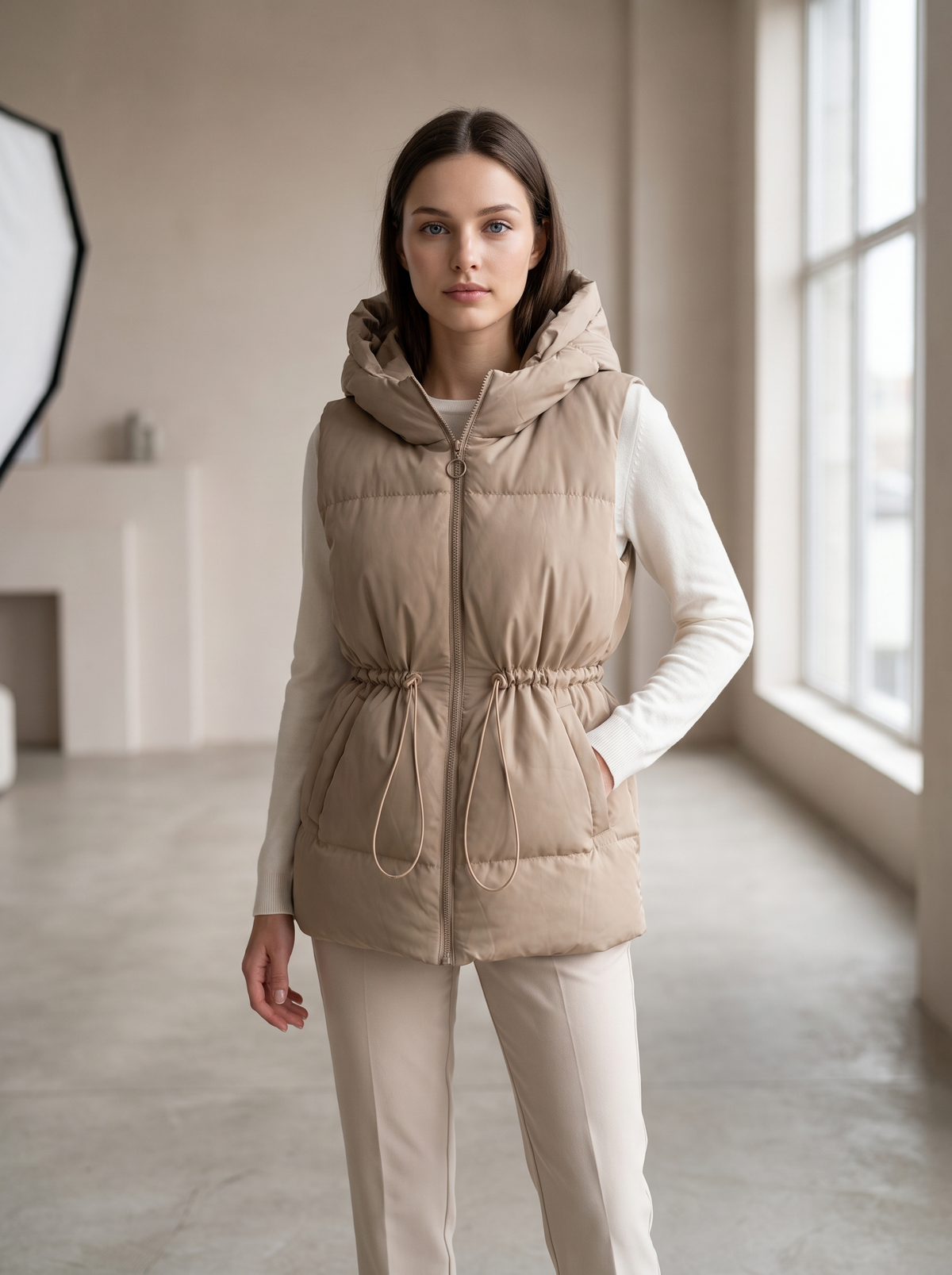 Vest "Isla" beige