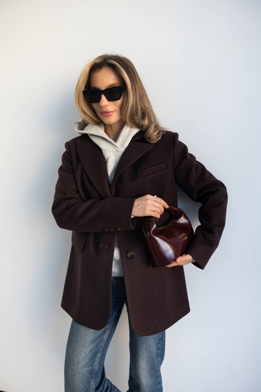 Jacket "LUX coat" Chocolate
