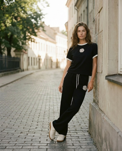 Suit "Camellia" black