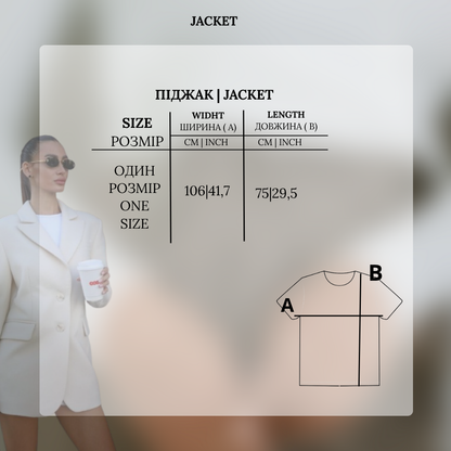 Jacket "LUX coat" Cherry