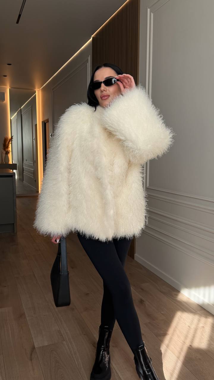 Fur Coat "Sophie" champagne