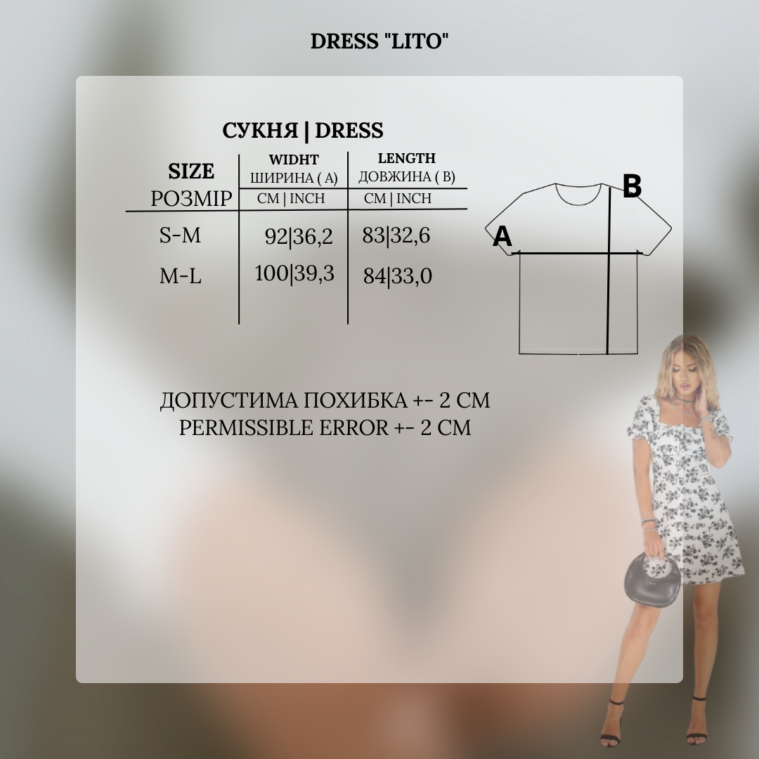 Dress "Lito" white