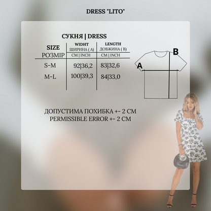 Dress "Lito" white