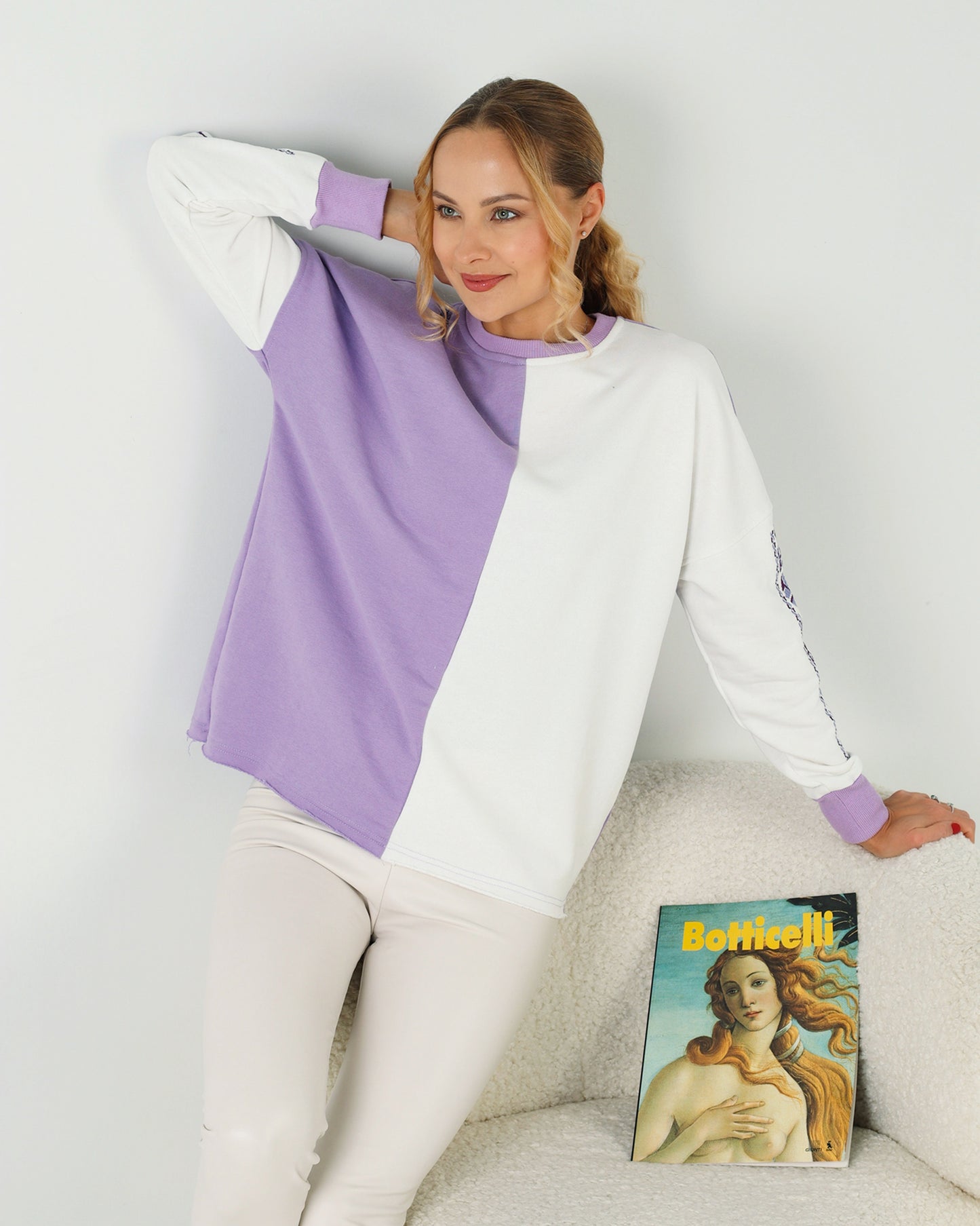 Sweatshirt "Lamana gilka" violet