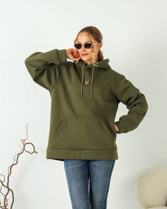 Hoodie "Gerb 1" khaki