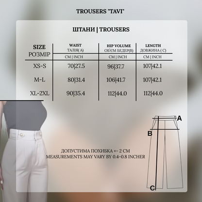 Kelnės „Tavi“ pilkos