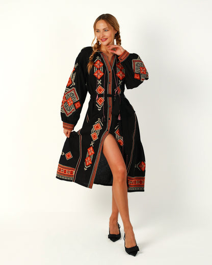Dress "Kolorytna" black