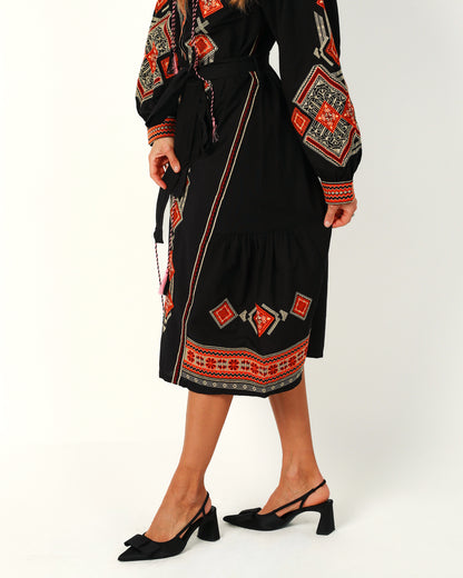 Dress "Kolorytna" black