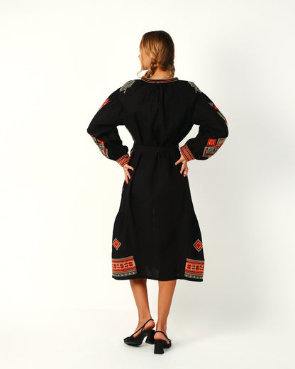 Dress "Kolorytna" black