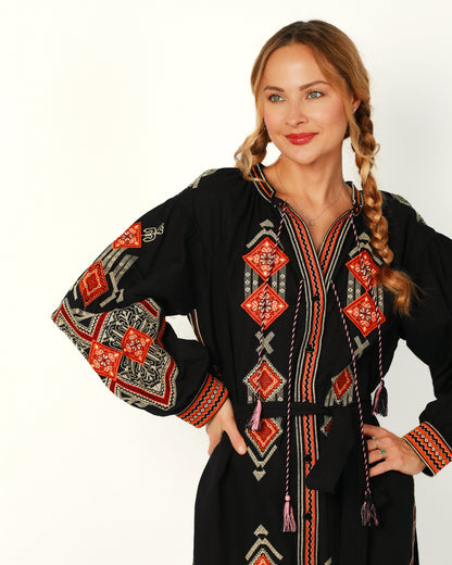 Dress "Kolorytna" black